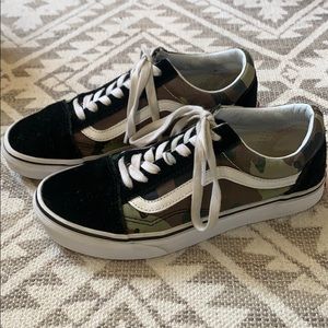 Camouflage vans